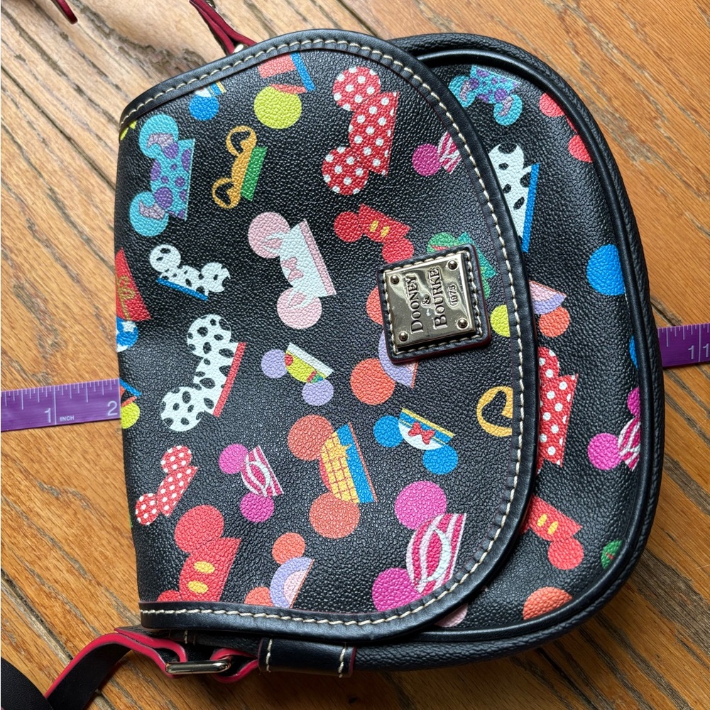 Dooney & Bourke Mickey Mouse Black Crossbody Bag - Picture 6 of 8